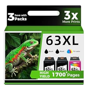 63XL Ink Cartridge Combo Pack (2 Bl...