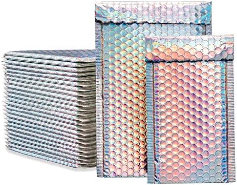 Holographic Bubble Mailers 50PC,100PC, 200PC Set (200pc)