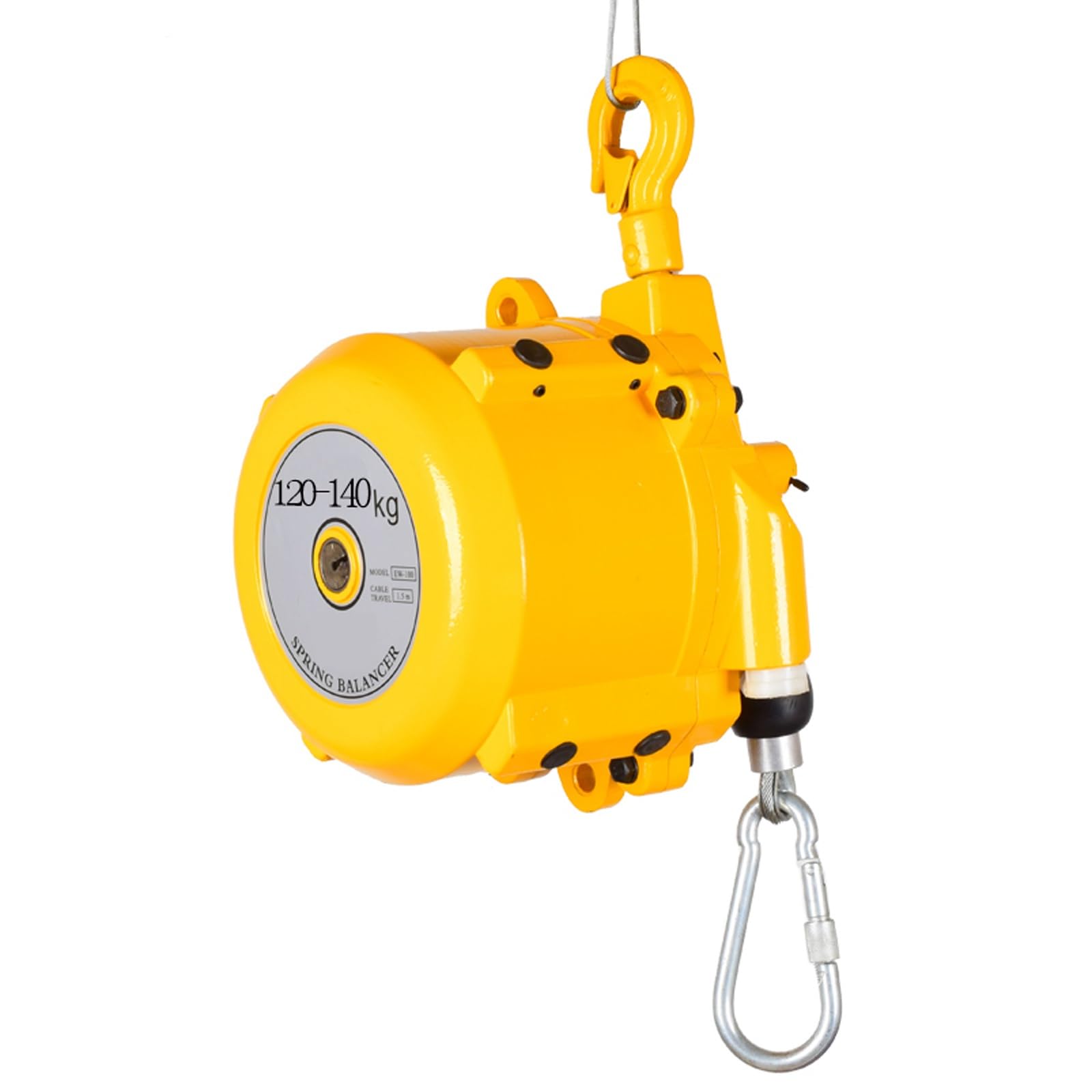 WEKONUMEX Retractable Spring Balancer, Retractable Spring Balancer Multiple Weight Capacities For Hanging Tools In Workshops(120-140kg)