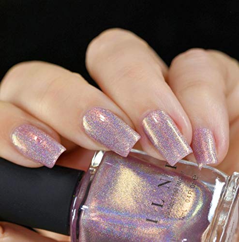 Image of ILNP Morning Rays - Mauve Pink Holographic Shimmer Nail Polish