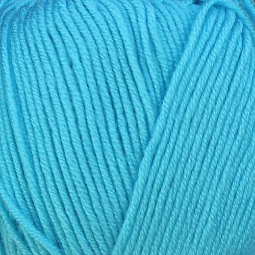 Image of Baby Dream Soft Yarn - 100% Acrylic, Premium Anti-Pilling, 3.5 oz (100g), 273 yds - Soft Yarn for Crochet and Knitting Projects (Turquaise)