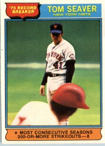 1976 Topps #5 Tom Seaver New York Mets Baseball Card