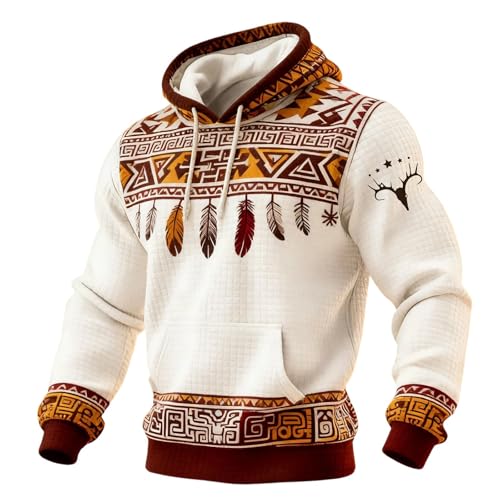 Sweat a capuche homme retro style cowboy pour en finir avec les pulls inconfortables