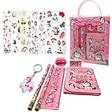 ★ Diseño especial: El tema de este set de papelería es unicornio. A los niños les encanta el unicornio y los colores brillantes. Ayuda a mejorar su imaginación. El diseño colorido y especial pondrá una gran sonrisa en su rostro.