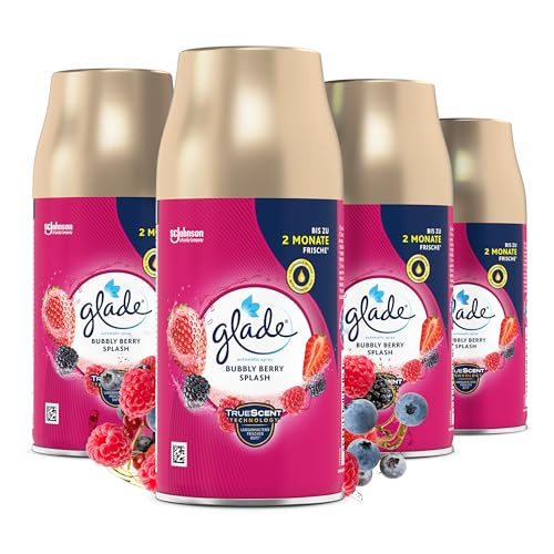 Glade Automatic Spray Nachfüller, Raumduft, Relaxing Zen, 4er Pack – Ansicht 1