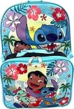 Disney Stitch 16 Inch School Backpack With Removable Lunch Box Set (Lilo & Stitch)
