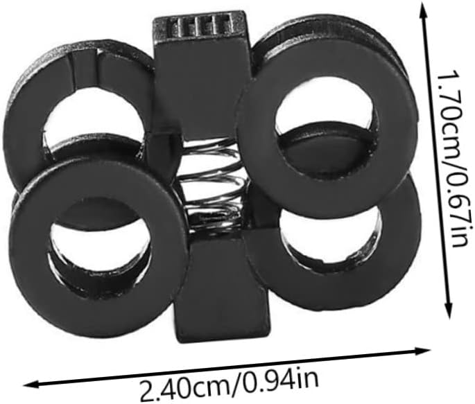 COLLBATH 20pcs Shoelace Buckles for Sneakers and Dress Shoes Elastic Lace Fasteners for Easy Fit and Secure Hold for Men and Women for Active Lifestyles