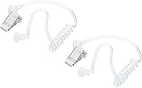 Vista 1 de MECCANIXITY Auricular Agent Secret - Auricular de repuesto para auriculares de audio de radio de 2 vías, paquete de 2
