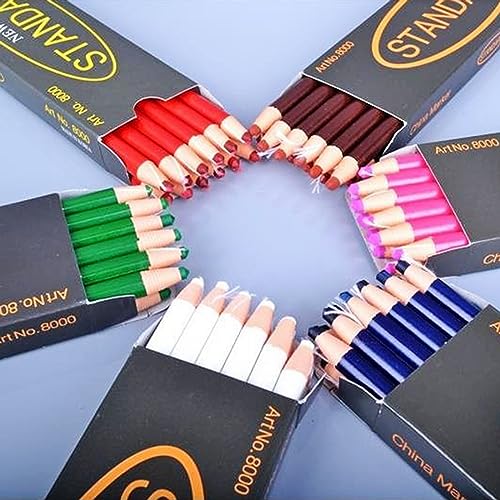 KAKASEA Folhas de lápis de graxa chinesas fáceis de remover em todas as cores não porosas e polidas,
