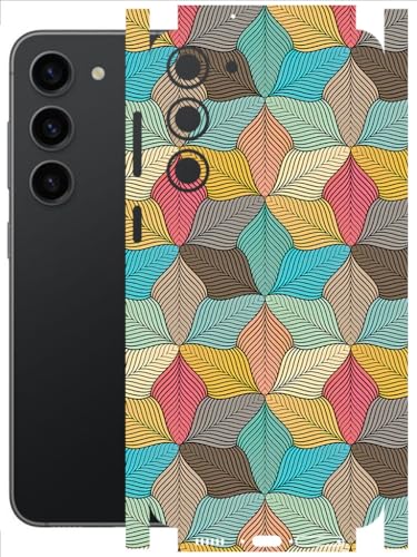 Image of AtOdds - Full Body Back Screen Guard Protector Film - Lamination Wrap Skin Sticker Compatible with Samsung Galaxy S23 (5G) | Scratchproof Matte Finish (Autumn)