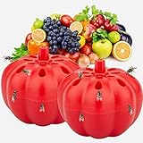 Fruchtfliegenfalle,Effektive Obstfliegenfalle ohne Gift,Fruchtfliegenfalle für Küche ohne Gift ,Schutz vor Trauermücken ,Insektenfalle ,wiederverwendbar und unauffällig (2er Set)