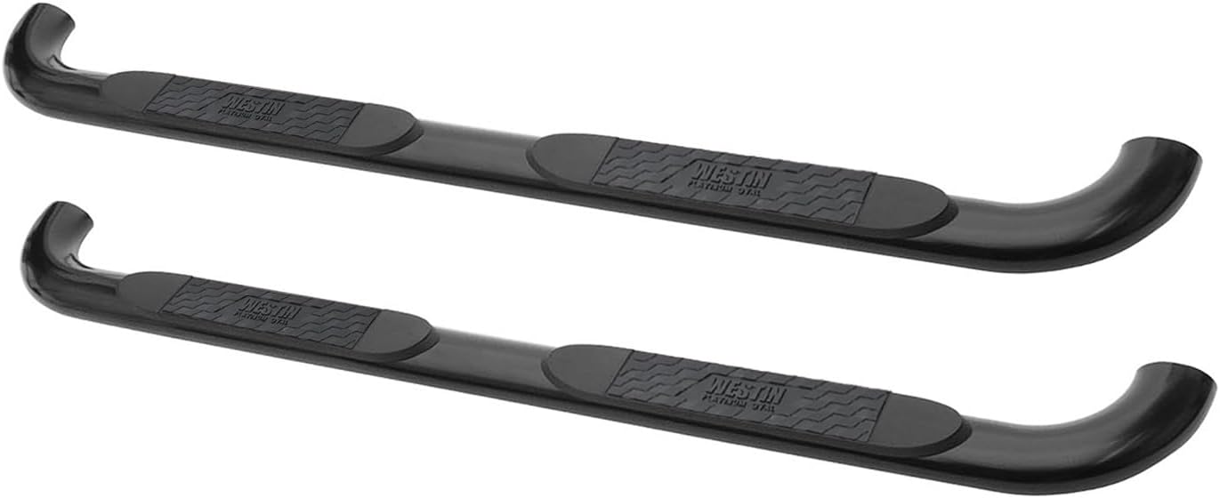 Westin 21-4095 Platinum 4 Oval Nerf Bars fits 2019-2025 Ram 1500 Quad Cab (Exc 1500 Classic) Black Pair