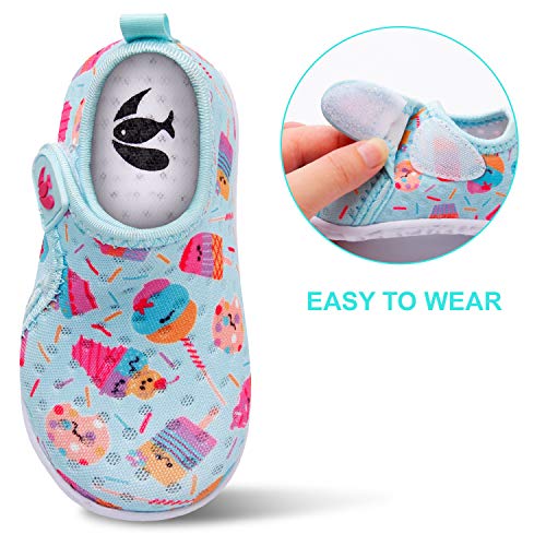 Image of FEETCITY Baby Boys Girls Water Sport Shoes Barefoot Kids Aqua Socks Quick-Dry Beach Swim Pool Shoes