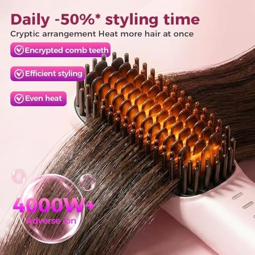 Cepillo alisador inalámbrico Go Brush Pro para cabello corto miniatura 4
