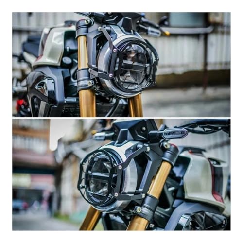 Grille calandre phare CB300R cache de protection acier premium - 5