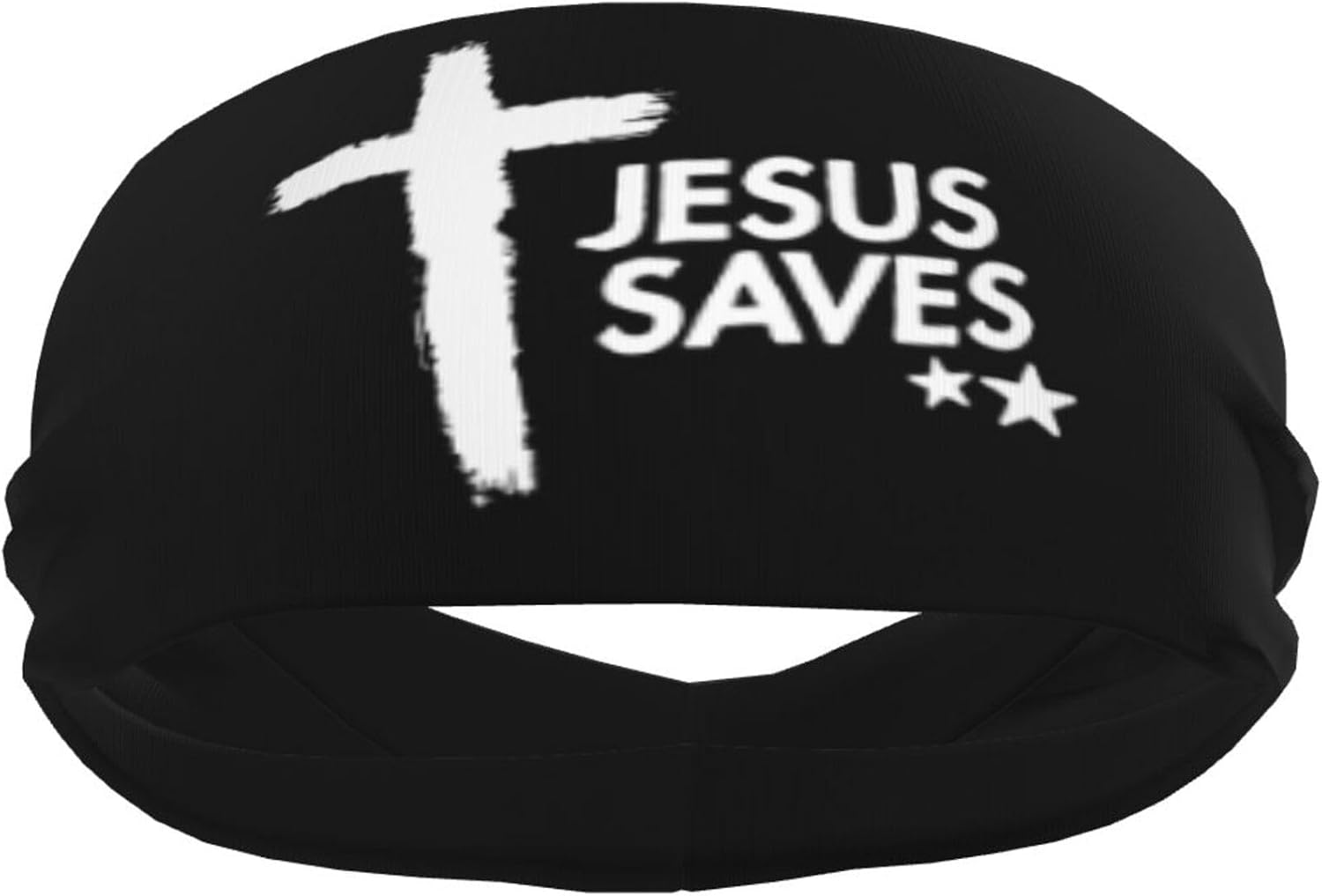 Jesus Cross Headband, Sports Sweatbands for Men, Women, Christian Band for Running,Basketball,Yoga,Exercise,Workout image 2