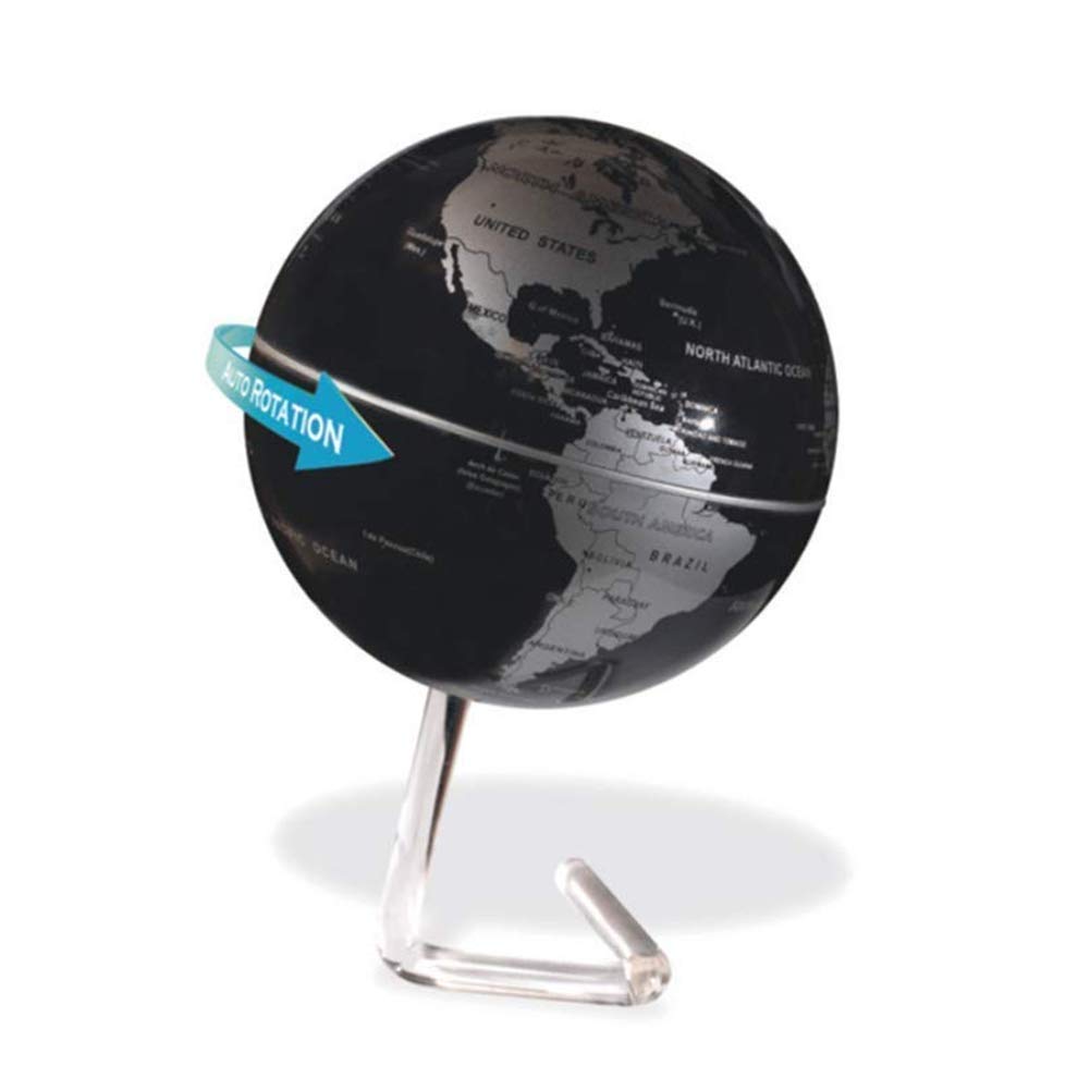 Globes World Sphere Map Nauka i nauka naukowa kreatywne magnetyczne zawieszenie rotacji dekoracja domu ornamenty czarne