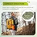 Kopinma 100L Backpack Rain Cover Waterproof Bag Dust Hiking Travel Camping Bags Portable Large, Green