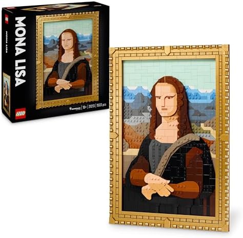 LEGO Art Mona Lisa Painting Set, Wall Model Kit for Adult…