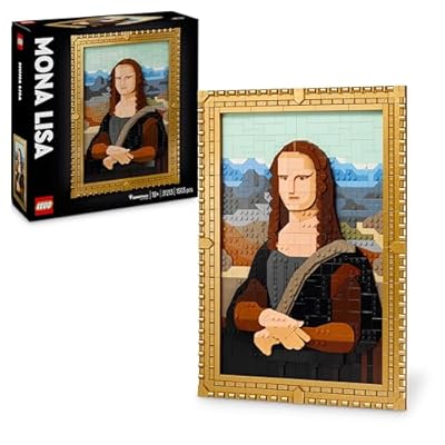 LEGO Art Gioconda  Riproduzione Opera d Arte Rinascimentale di Leonardo da Vinci in Mattoncini  Decorazione da Parete di Casa  Idea Regalo Creativa per Adulti  Uomo  Donna  Lui  Lei e Artisti 31213