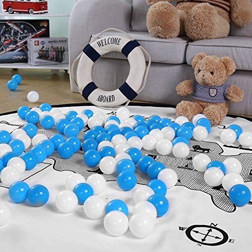 image for PlayMaty Colorful Pit Balls - 2.1inches Plastic Ocean Ball Crush Proof