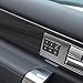 For Land Rover Discovery 4 LR4 2009-2016 Interior Door Handle Panel Cover Trim ABS Black Wood Grain 4pcs/set