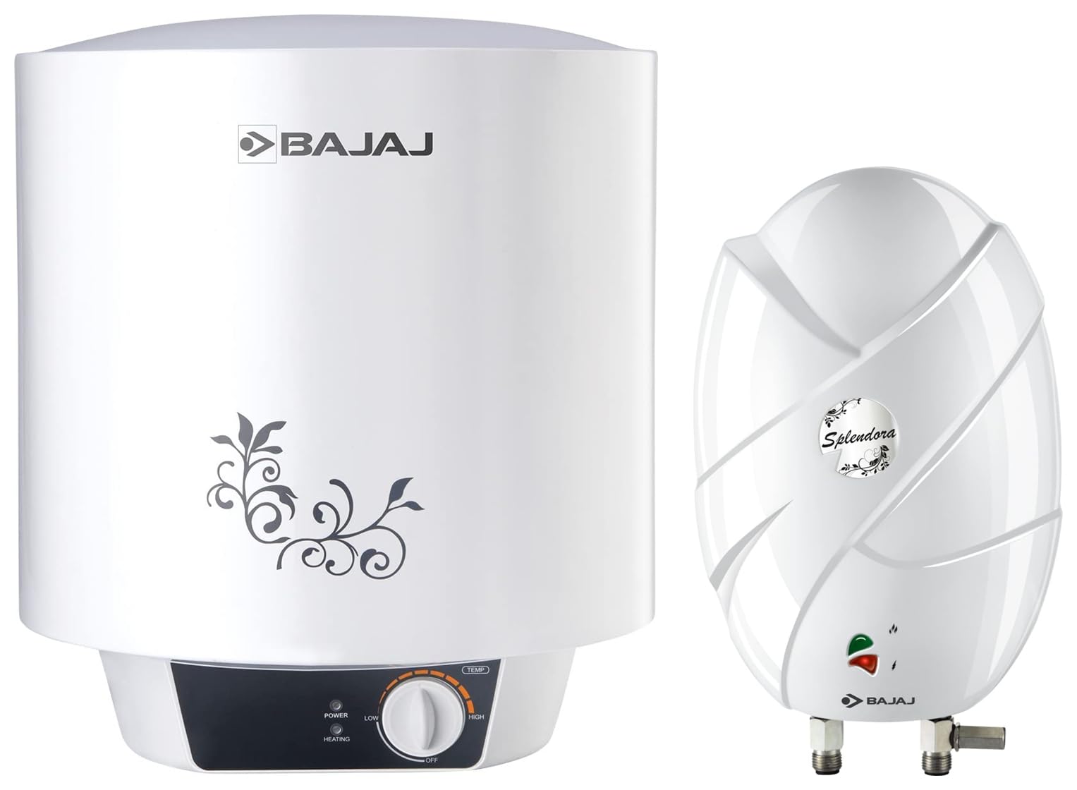 Buy Bajaj New Shakti Neo 10L Vertical Storage Water Heater (Geyser 10 Litres)  u0026 Bajaj Splendora 3 Litre 3KW IWH Instant Water Heater (Geyser), White  Online at Low Prices in India - Amazon.in