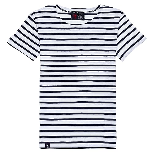 Breizh Ocean - Marinière Manches Courtes DINARD, Été, Mixte - Grandes Tailles Disponibles du XS...