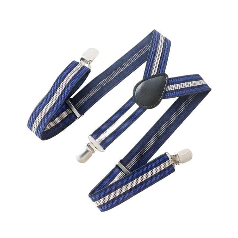 Bretelles invisibles for hommes, très résistantes, à porter sous un vêtement bretelles en Y, 3,8 cm, avec boucles pression Pour Pantalon