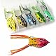 Angelköder LENPABY 5 x Kunstköder Ray Frosch für Angler