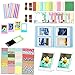 Leebotree Paquete de Accesorios Compatible con cámara Instax Mini 11,Mini 9 Incluye: Album/Marcos para Fotos/Marcos de Películas/Bordes/Pegatinas (Azul Without Caso)