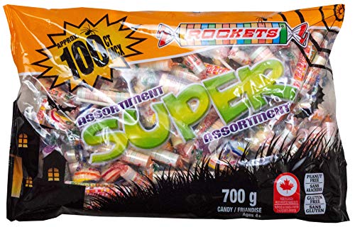 Rockets bonbons emballés individuellement 100 count