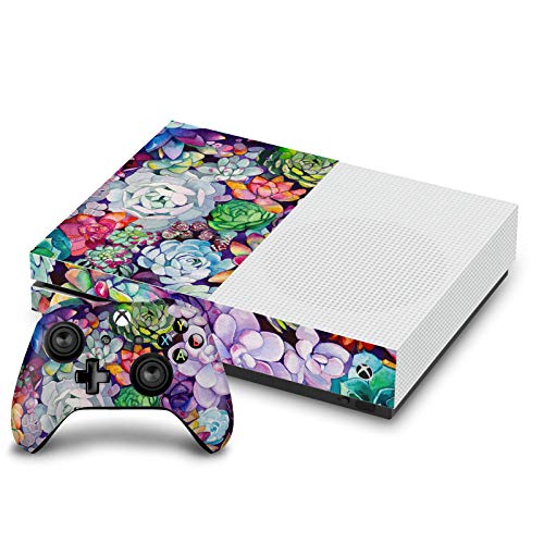 Art Vinyle Autocollant Xbox One S Anti-Rayures - Design Floral Mai Autumn Unique et Durable