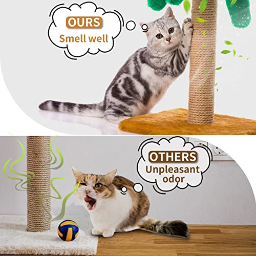 Rope For Cat Scratching Post - Barpot Natural Hemp Rope For Scratching Post Tree Replacement, 1/4 Inch Hemp Rope For Cat Tree And Tower (50Ft) #TOP1