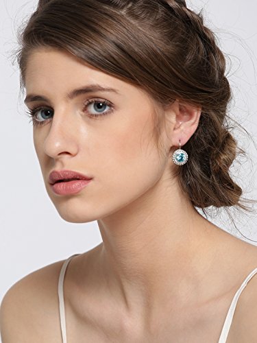 Platinum Crystal Clip-On Earrings (SDF5951er)