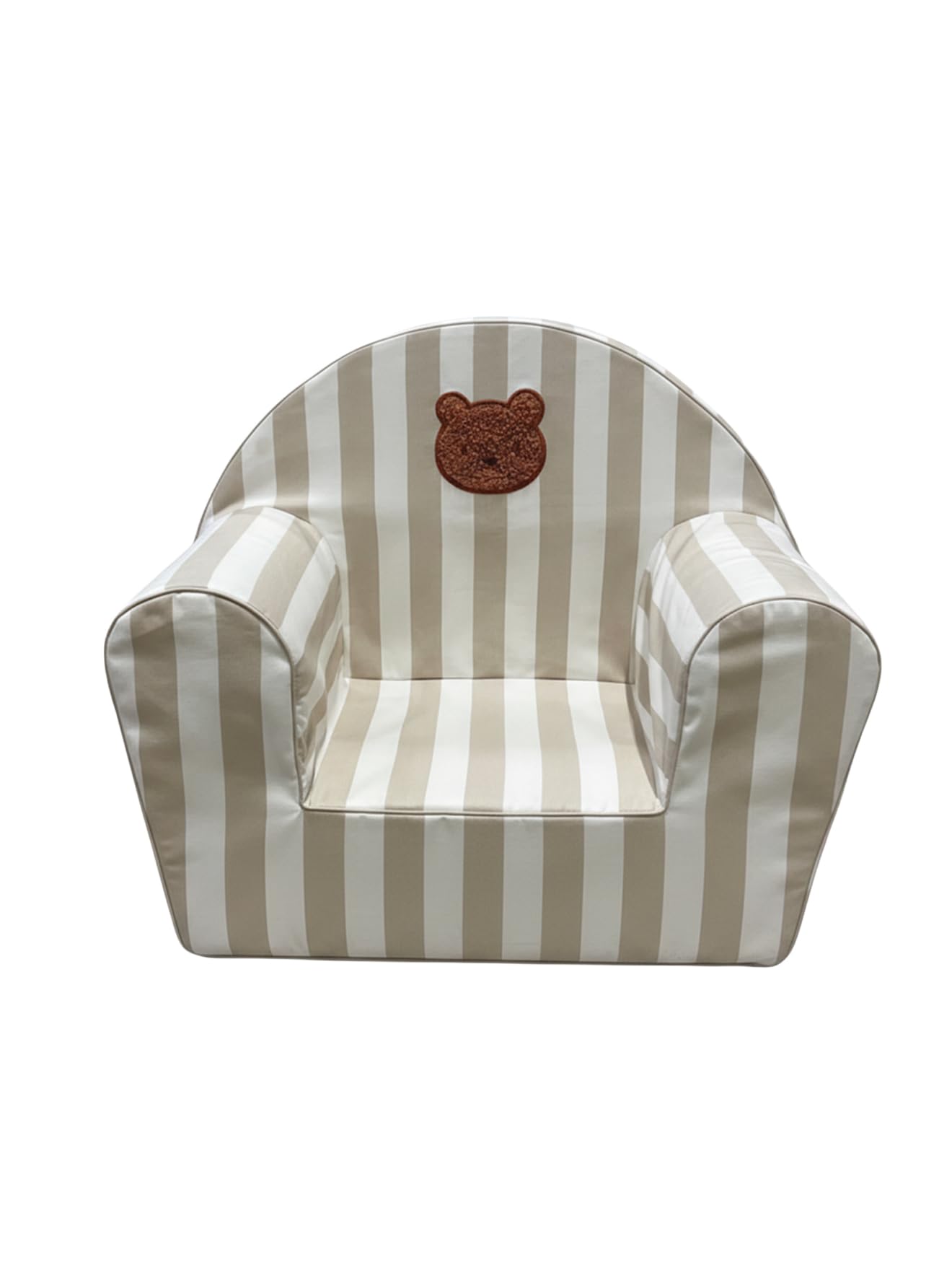 VERTBAUDET Fauteuil en Mousse rayé Ourson rayé Beige TU