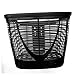 kowaku Bike Front Basket Cycling Basket Lightweight Detachable Tricycle Basket Handlebar Storage Basket Bicycle Basket for Biking, Black