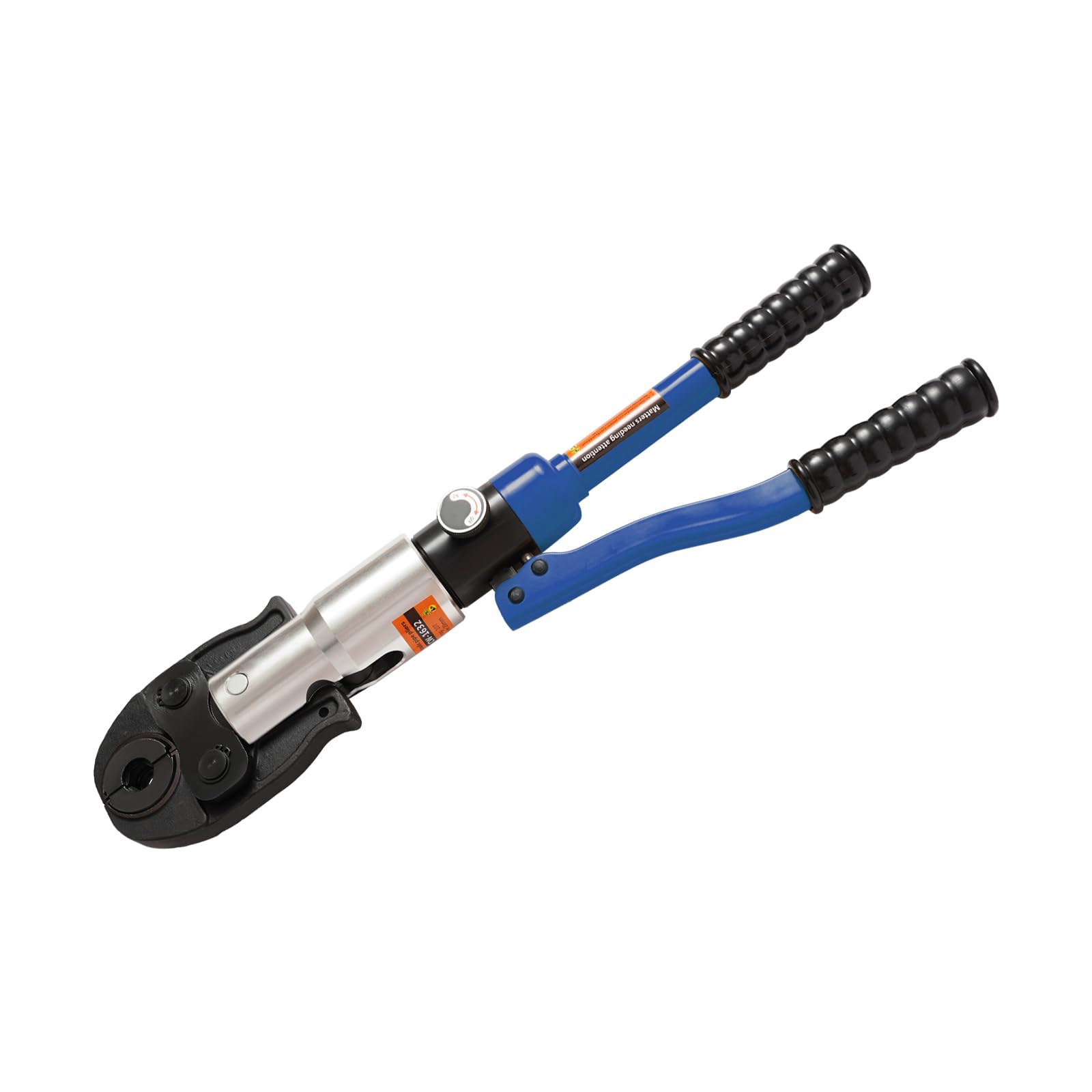 Pinza crimpatrice professionale per profilo a V e profilo a U, pinza crimpatrice idraulica, testa girevole a 360°, U16 U20 U25 U32 e V12 V15 V18 V22 V28, per tubi in rame e connessioni