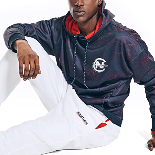 Nautica Men's Competition Sustainably Crafted Printed Hoodie2