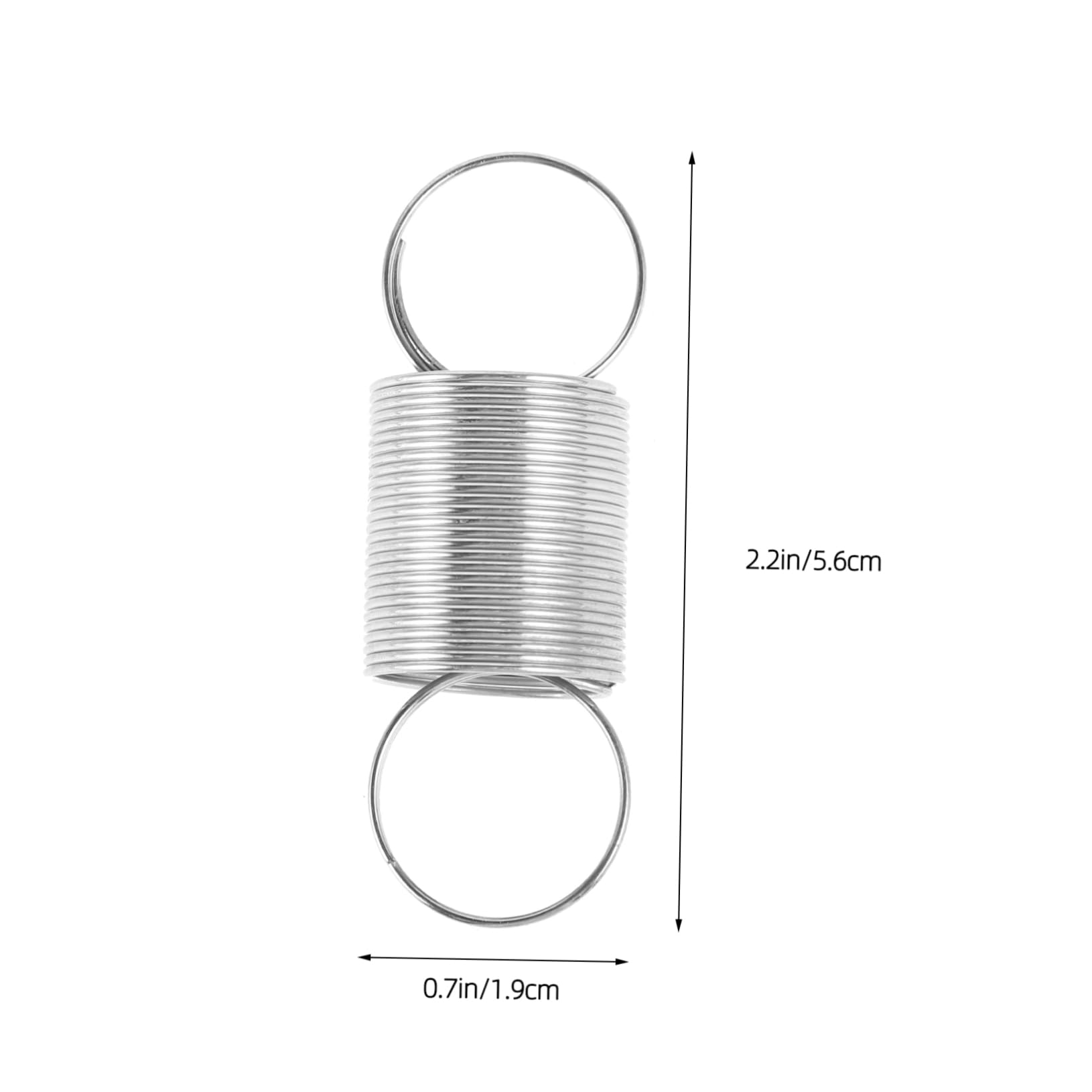 Ciieeo 2pcs Tension Test Teaching Extension Springs Steel Wire Springs Replacement Scale Springs