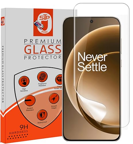 Image of STP FEEL 1 Pack Unbreakable Membrane Screen Protector Guard Compatible For Oneplus 15 5G, 6.78 Inch | Hydrogel Membrane Ultra Smooth Touch with Finger Print Support - HD /3 Months Warranty