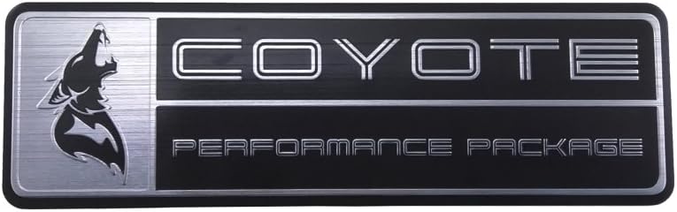 2015+ Ford Mustang Coyote Performance Pack Dash Plaque