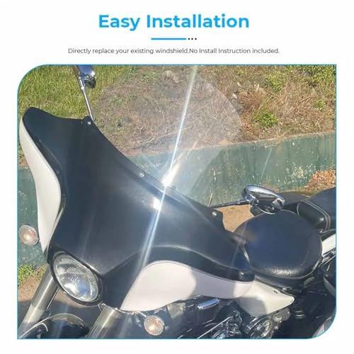 Pare-brise pour moto Harley Davidson Touring 1996-2013 Electra Trike CVO