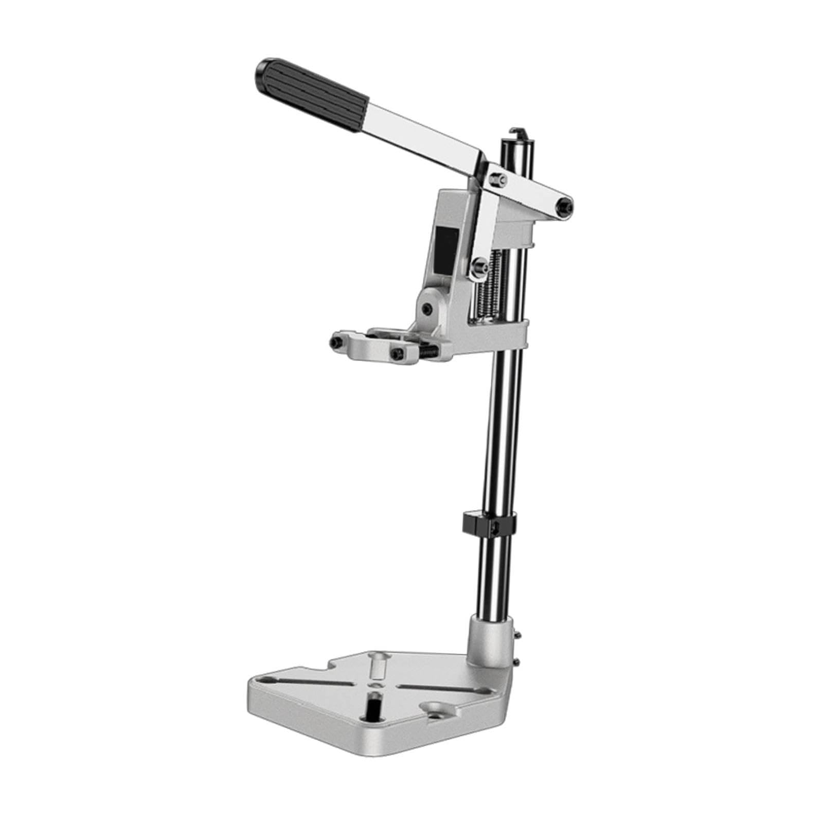 Baoblaze Supporto per trapano a colonna, postazione di lavoro portatile universale regolabile con base in alluminio, intervallo di serraggio 25-60 mm, trapano