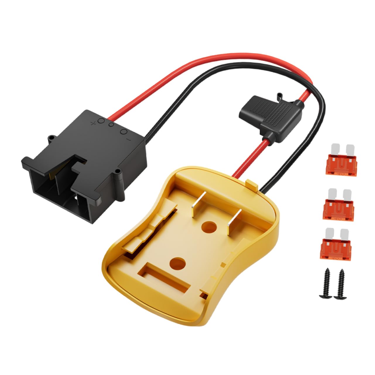 Mipcase 4 Pezzi adattatore batteria convertitore caricabatterie alimentazione a batteria adattatore fai da te adattatori adattatore multifunzionale connettore addominali