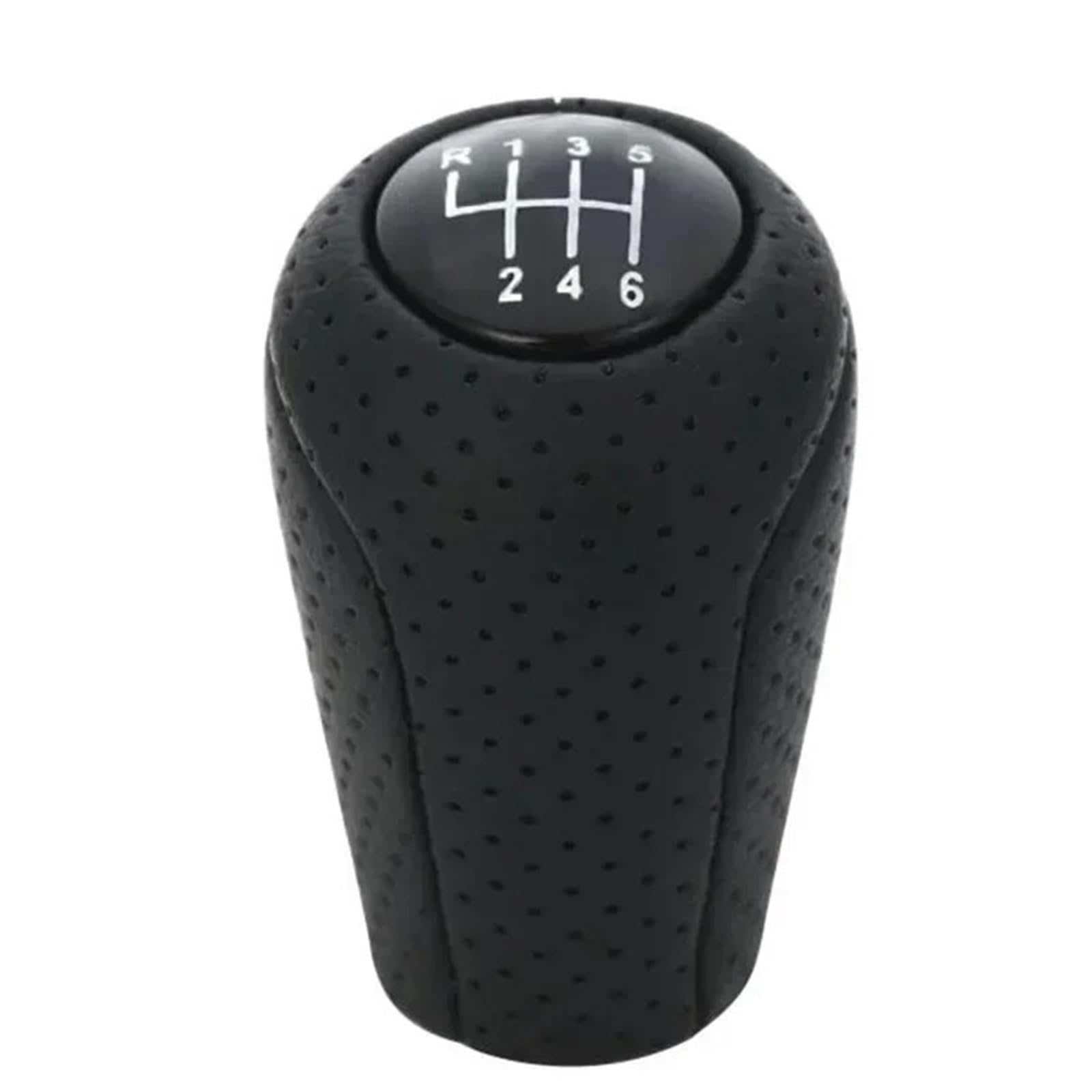 tusgt Knob Manual for Mazda 3 BK 5 BL CR CW 6 II GH CX-7 ER NC III 23 MT 5/6-Speed Gear Shift Knob LeatherLeather Shifter Lever Arm Headball(6 Speed B)