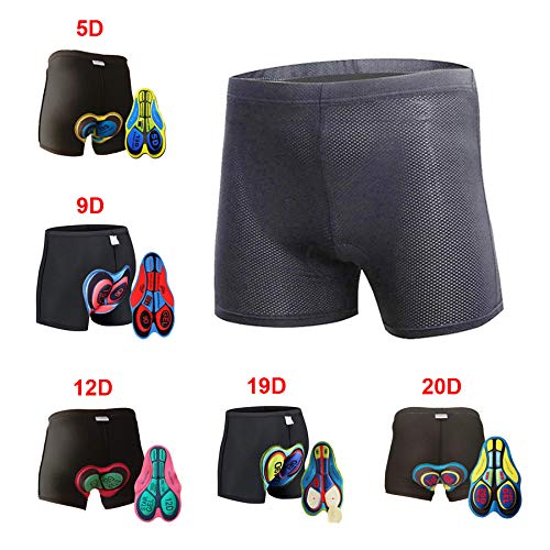 Culotte Ciclismo Hombre Pantalones Cortos de Ciclismo 5d 20d Pantalones Cortos de montaña for Hombres Pantalones Cortos for Bicicletas Acolchadas for Bicicletas Culotte Ciclismo Mujer