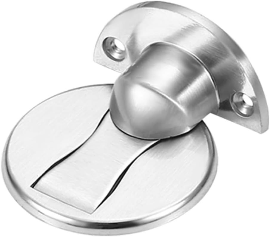 Zinc Alloy Non Perforated Floor Suction Silent Invisible Bedroom Door Strong Magnetic