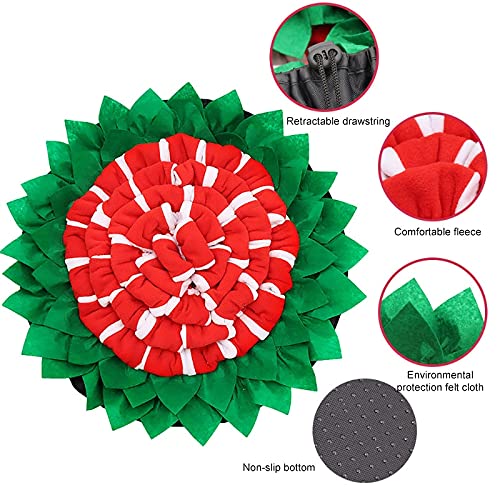 Schnüffelteppich für Hunde Hunde Lebensmittel Matte for Hunde Pet Slow Food Plate Pet Slow Feeder Training Schnüffeln Pad Interactive Dog Treat Puzzle Spiel Spielzeug (Color : Green)