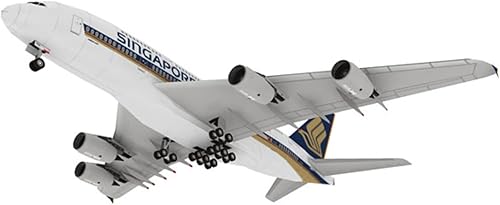 Papel a escala 1/120 A380 Singapore Airlines modelo modelo de papel modelo de papel modelo modelo de avión para colección (kit sin ensamblar)